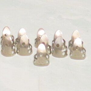 Lot of 11 Vintage 1950's National Patent Number 1787136 Stainless Steel Metal Fi